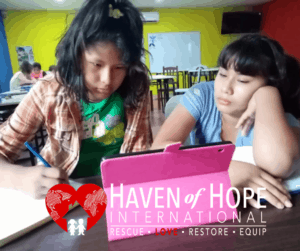 Virtual School in Haven of Hope Bolivia
