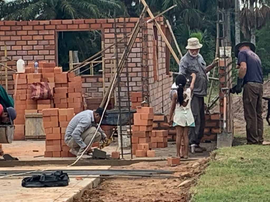 Providing Food for the kids in Peru