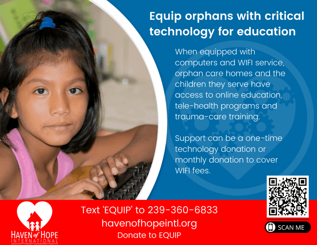 Equip Orphans With Critical Technology For Education