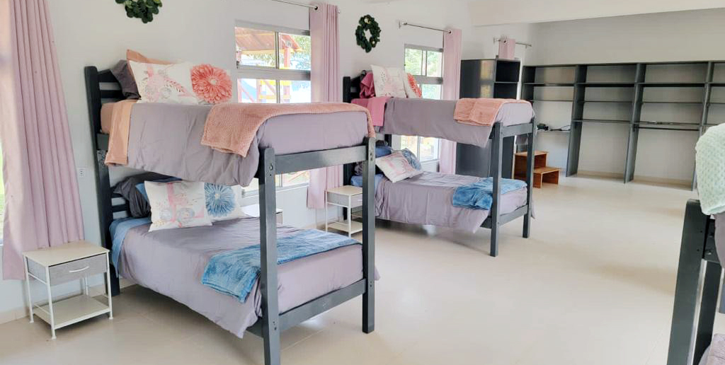 Haven of Hope International Girls Dorm remodel with new bunks and bedding for the girls