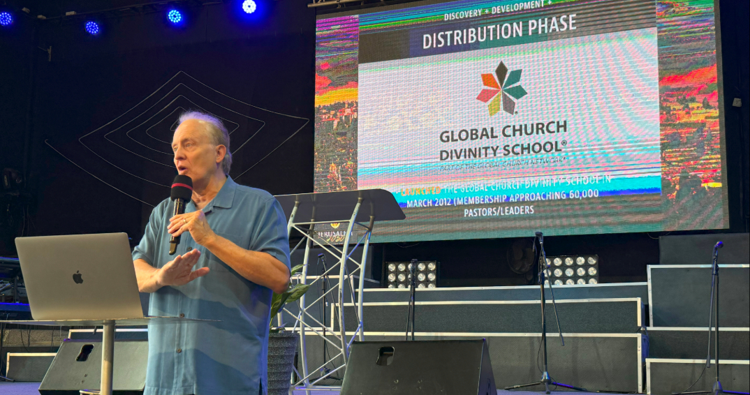 James Davis at the Global Church Network Summit in Uganda