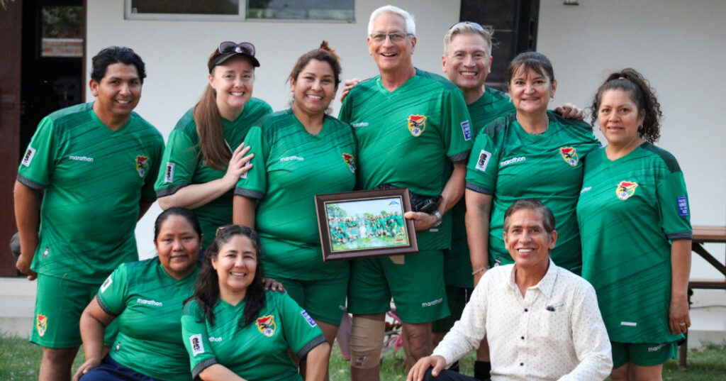 HOHI Super Dave Soccer Kids at Haven of Hope in Bolivia