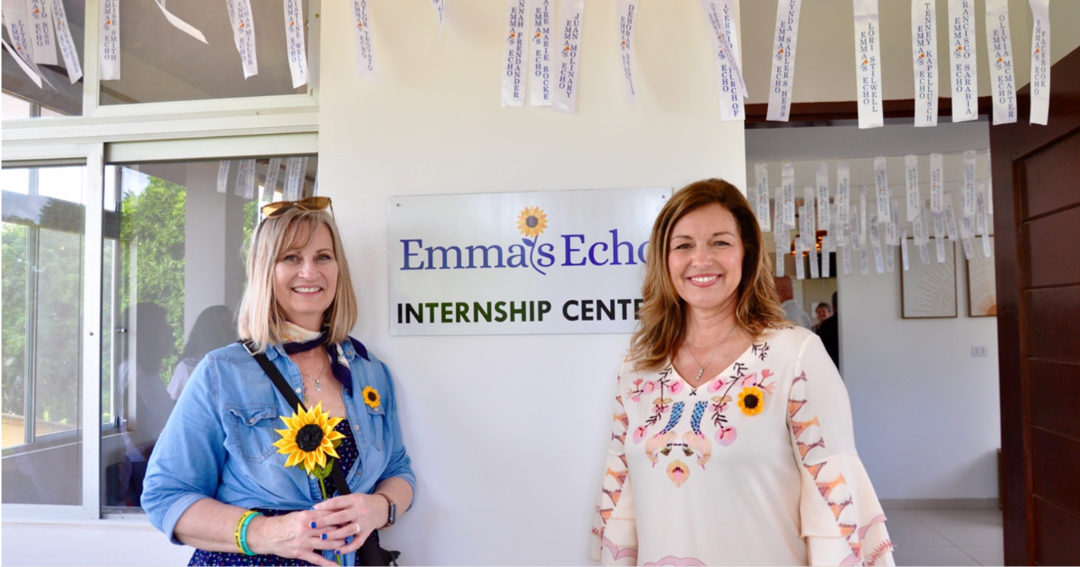 Sheery Bullock and Alice Sweet 1080x566 Sheery Bullock and Alice Sweet at the aven Of Hope Intl Emma's Echo Internship Building Ribbon Cutting