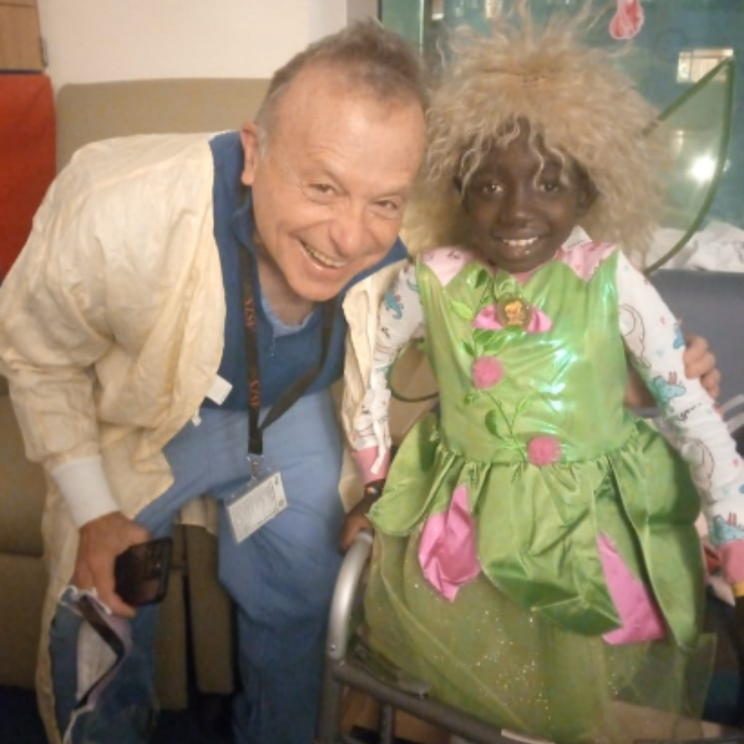 Dr Stock and Neema having fun